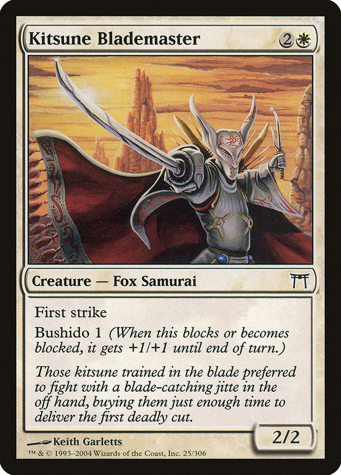 Kitsune Blademaster [Champions of Kamigawa] Magic: The Gathering