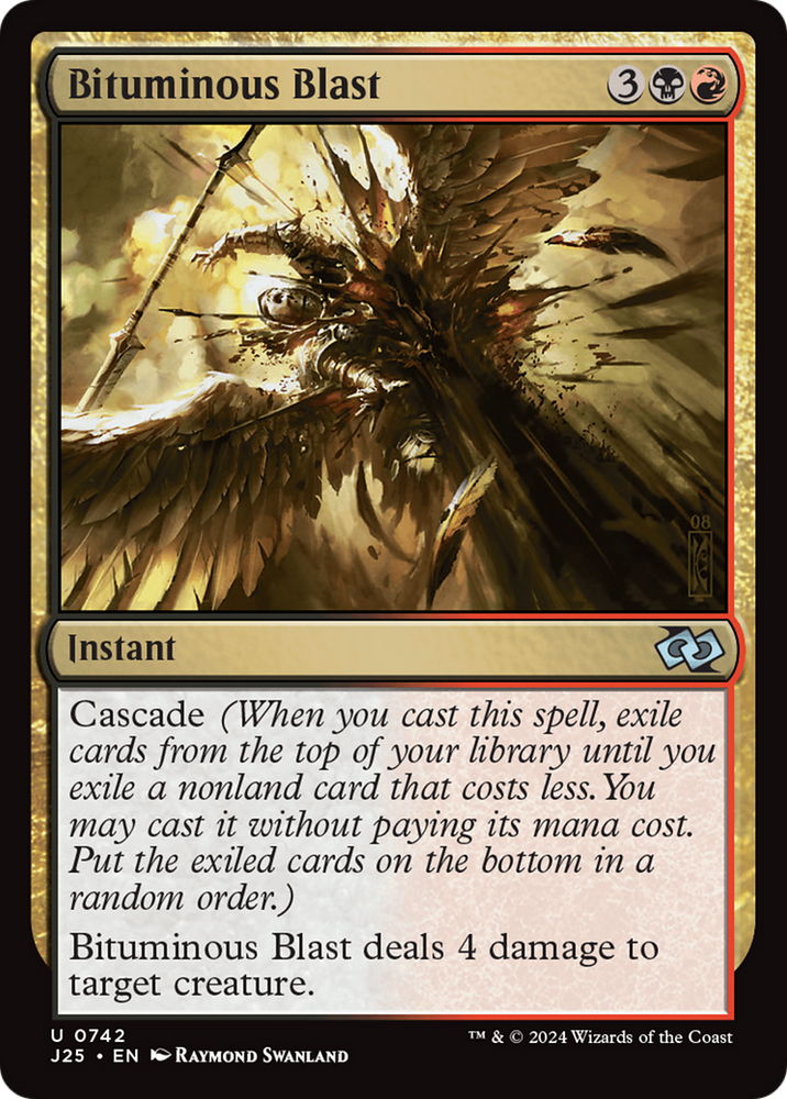 Bituminous Blast [Foundations Jumpstart] Magic: The Gathering
