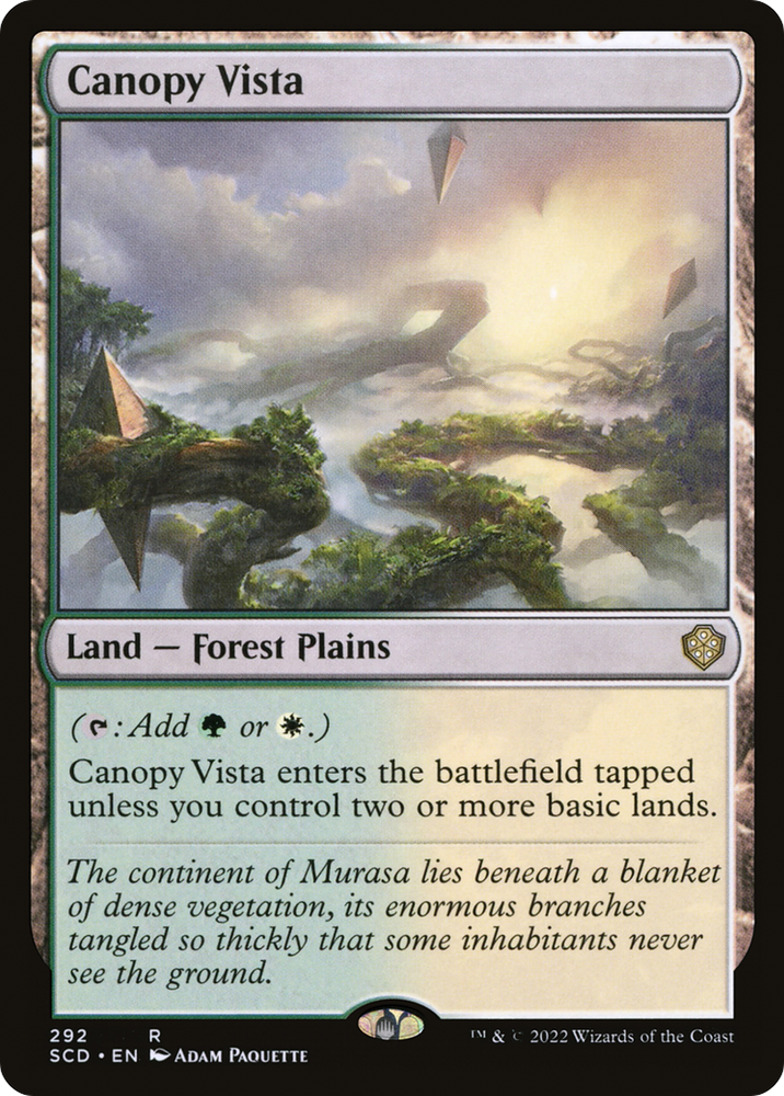 Canopy Vista [Starter Commander Decks] Magic: The Gathering