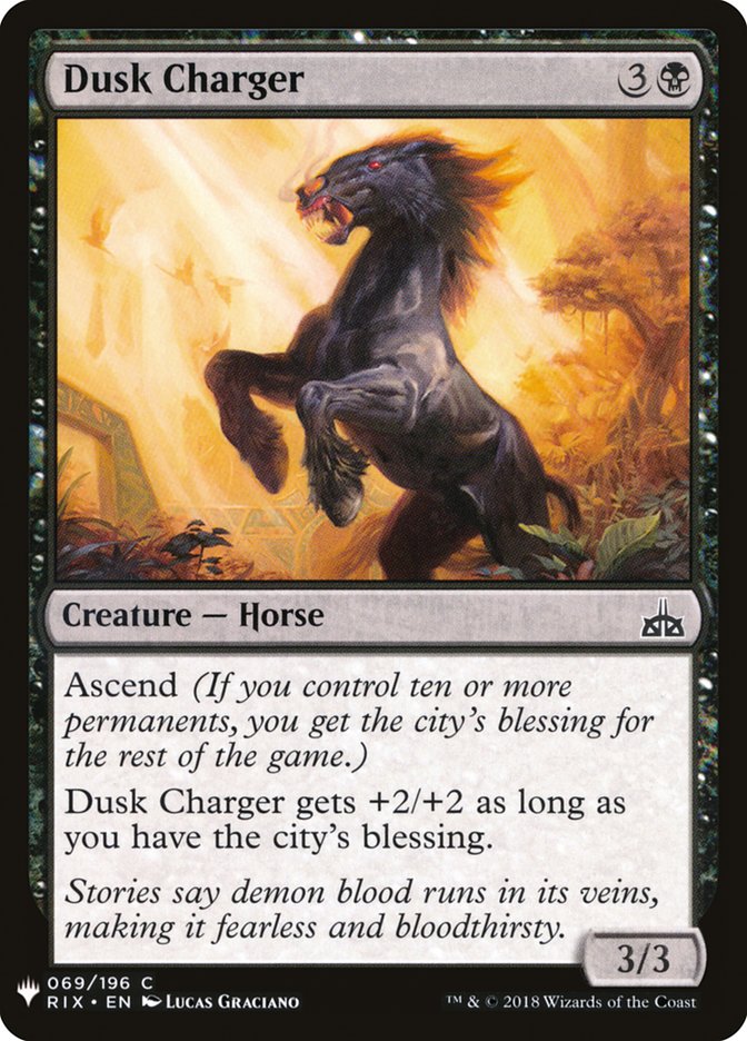 Dusk Charger [Mystery Booster] Magic: The Gathering