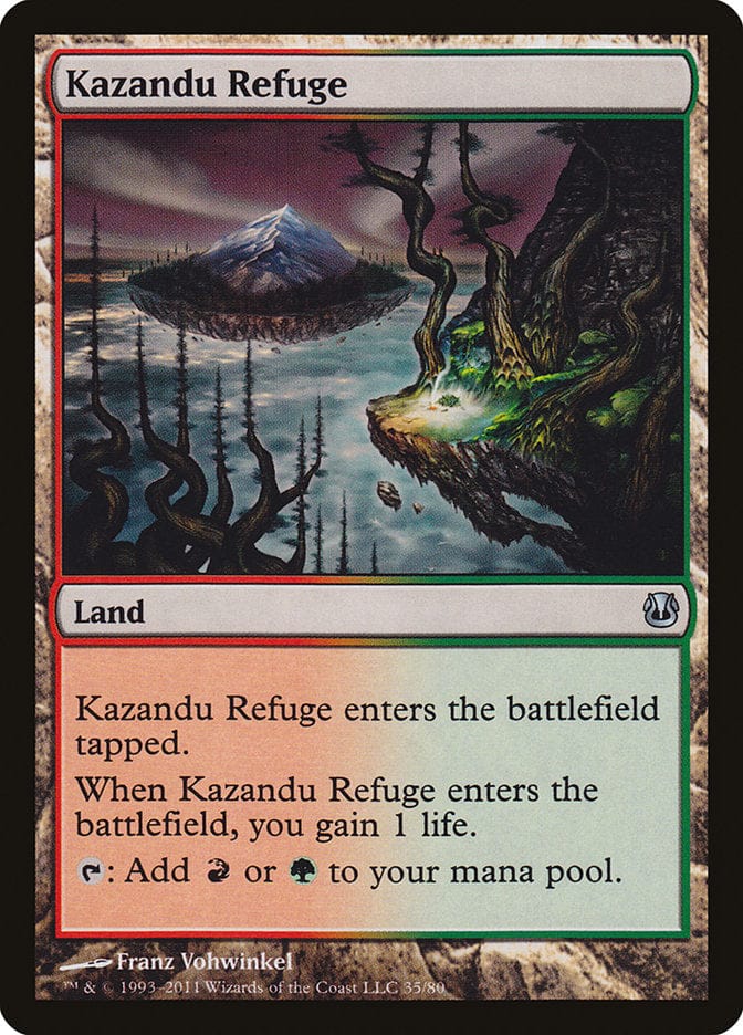 Kazandu Refuge [Duel Decks: Ajani vs. Nicol Bolas] Magic: The Gathering