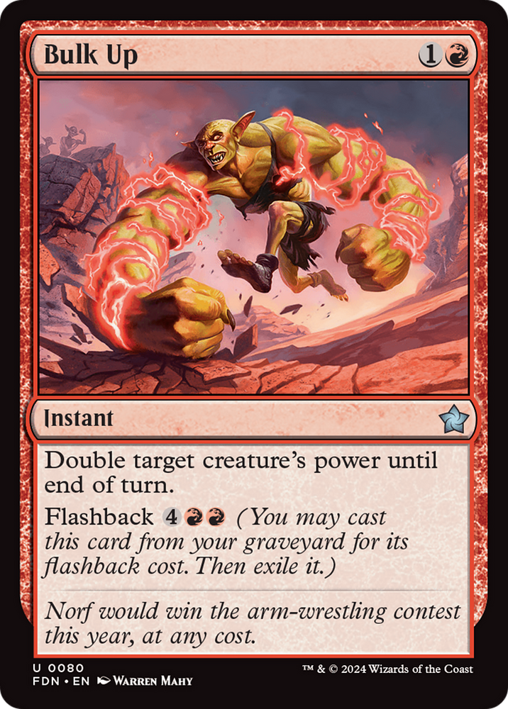 Bulk Up [Foundations] Magic: The Gathering