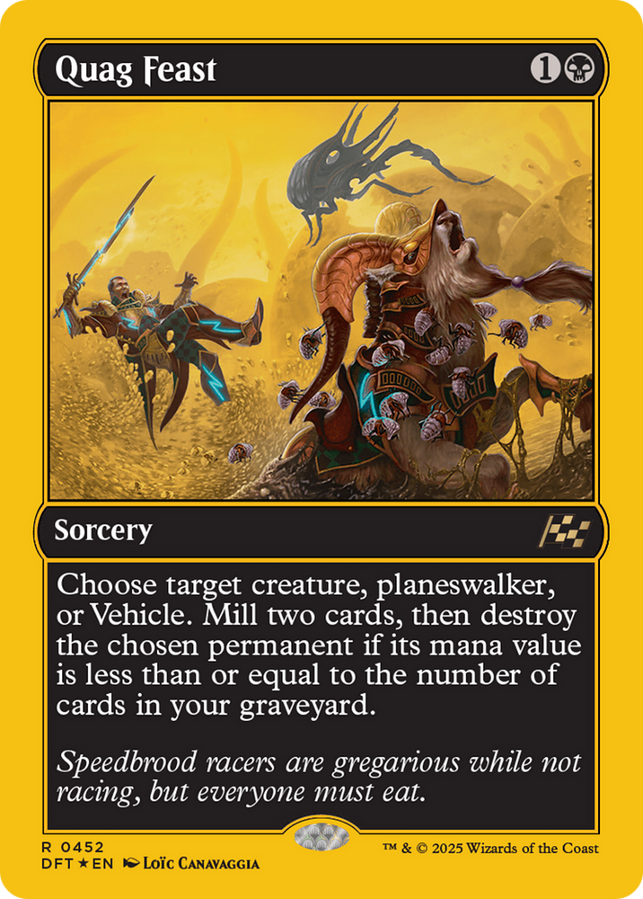 Quag Feast (First-Place Foil) [Aetherdrift] Magic: The Gathering
