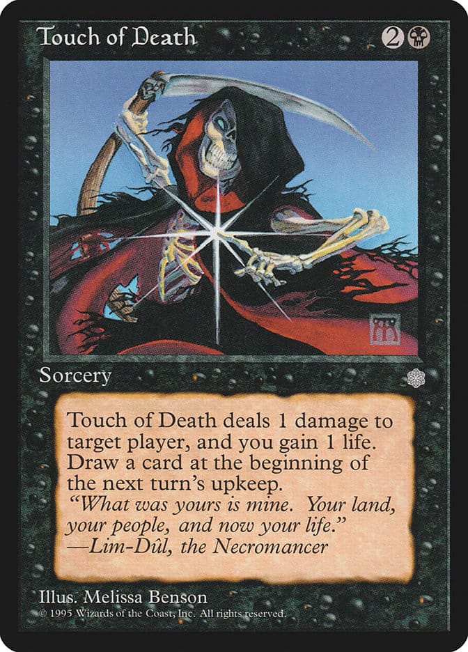 Touch of Death [Ice Age] Magic: The Gathering