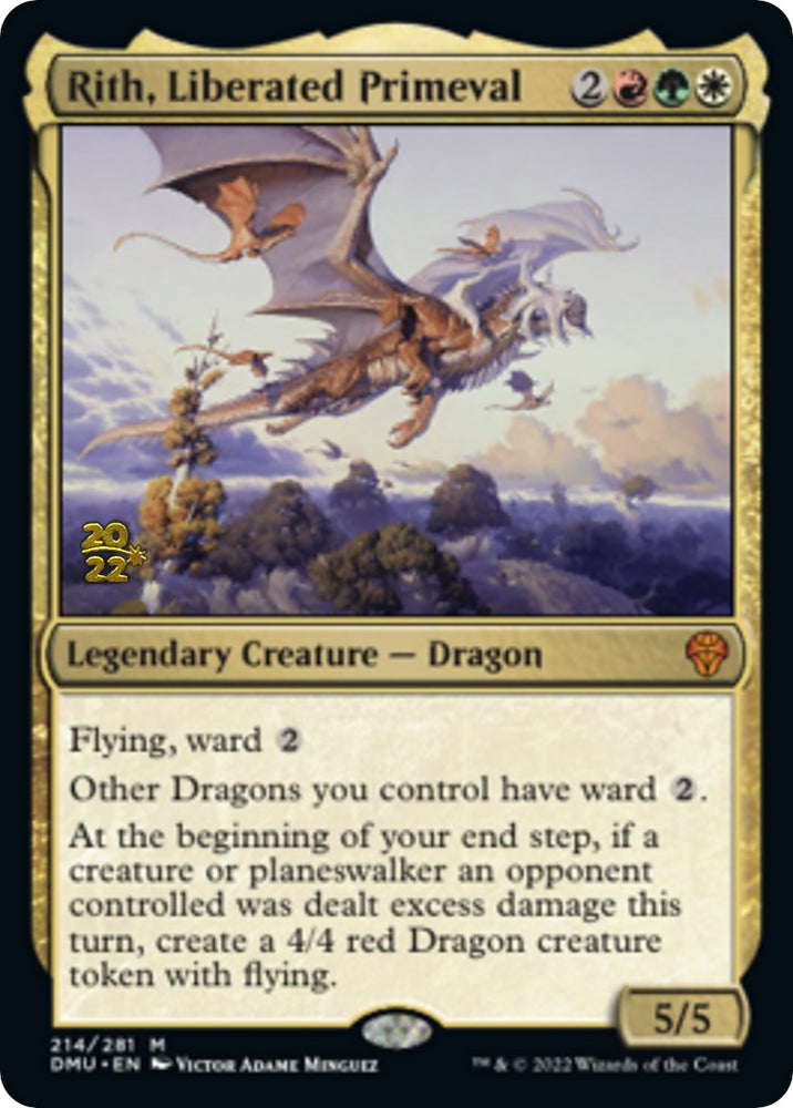 Rith, Liberated Primeval [Dominaria United Prerelease Promos] Magic: The Gathering