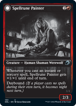 Spellrune Painter // Spellrune Howler [Innistrad: Double Feature] Magic: The Gathering