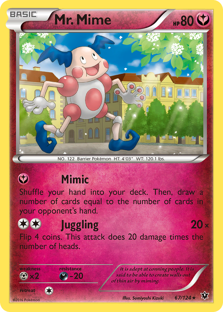 Mr. Mime (67/124) [XY: Fates Collide] Pokémon