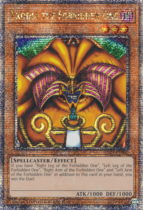 Exodia the Forbidden One [TN23-EN002] Quarter Century Secret Rare - Yugioh Cards For Your TCG Needs!