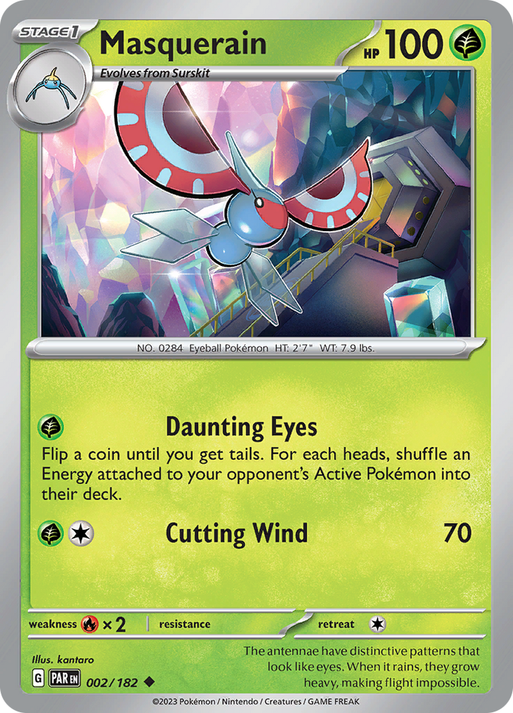Masquerain (002/182) [Scarlet & Violet: Paradox Rift] Pokémon