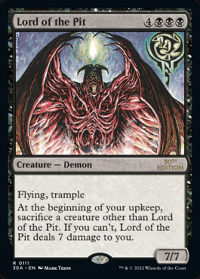 Lord of the Pit [30th Anniversary Edition] Magic: The Gathering