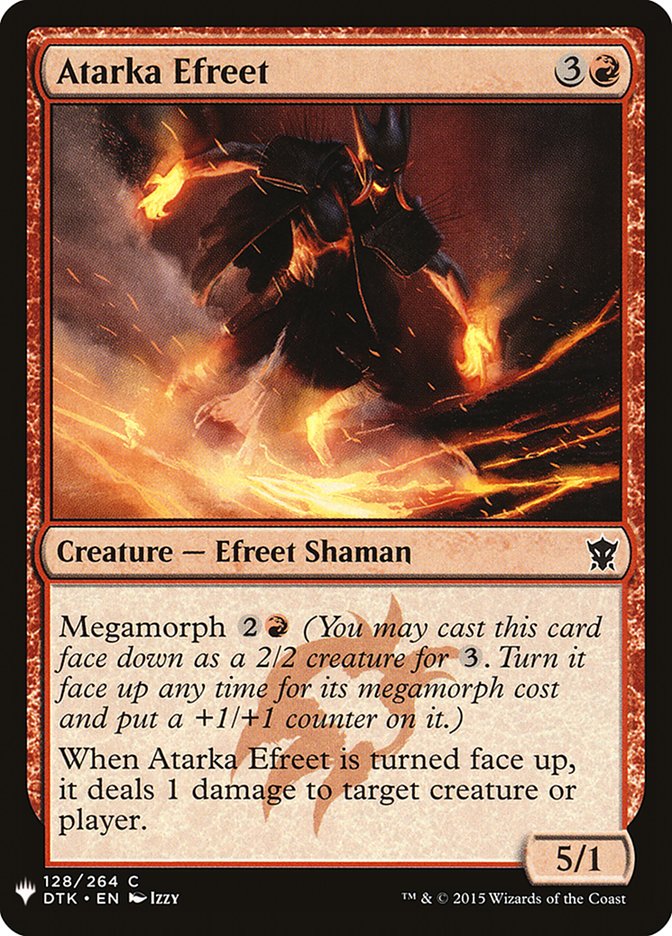 Atarka Efreet [Mystery Booster] Magic: The Gathering