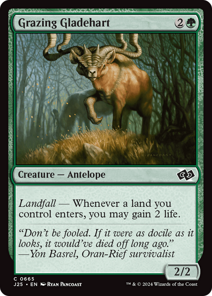 Grazing Gladehart [Foundations Jumpstart] Magic: The Gathering