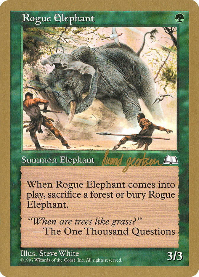Rogue Elephant (Svend Geertsen) [World Championship Decks 1997] Magic: The Gathering