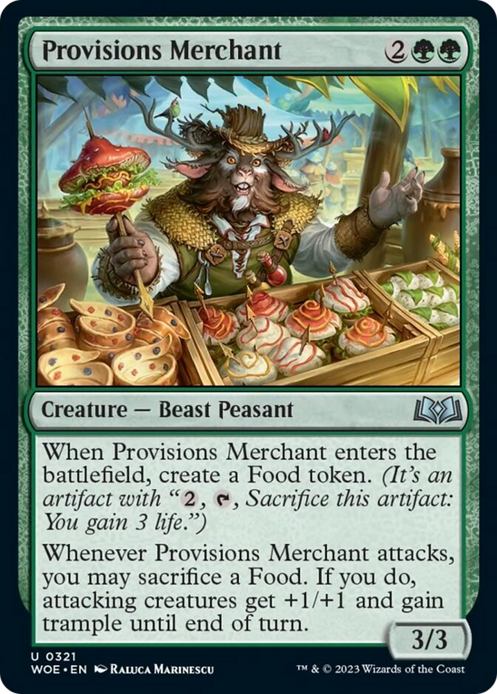 Provisions Merchant [Wilds of Eldraine] Magic: The Gathering
