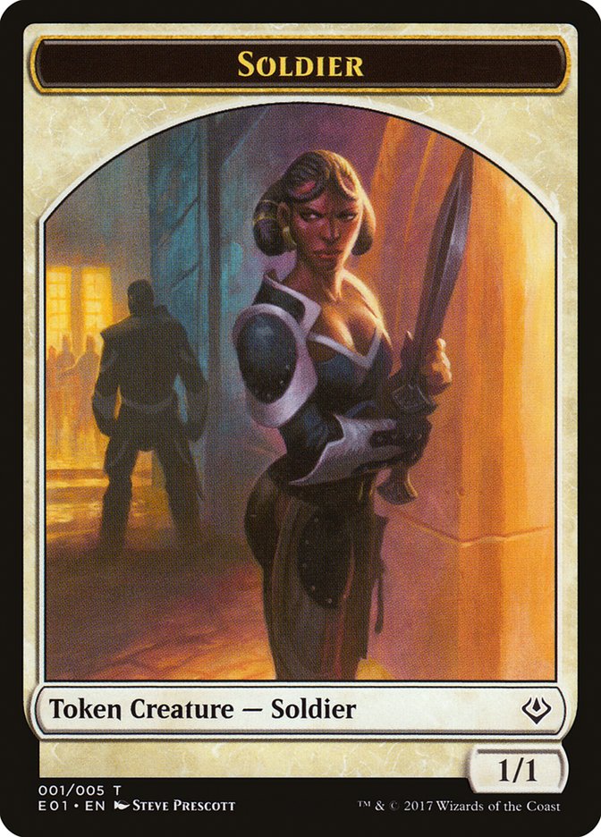 Soldier Token [Archenemy: Nicol Bolas Tokens] Magic: The Gathering