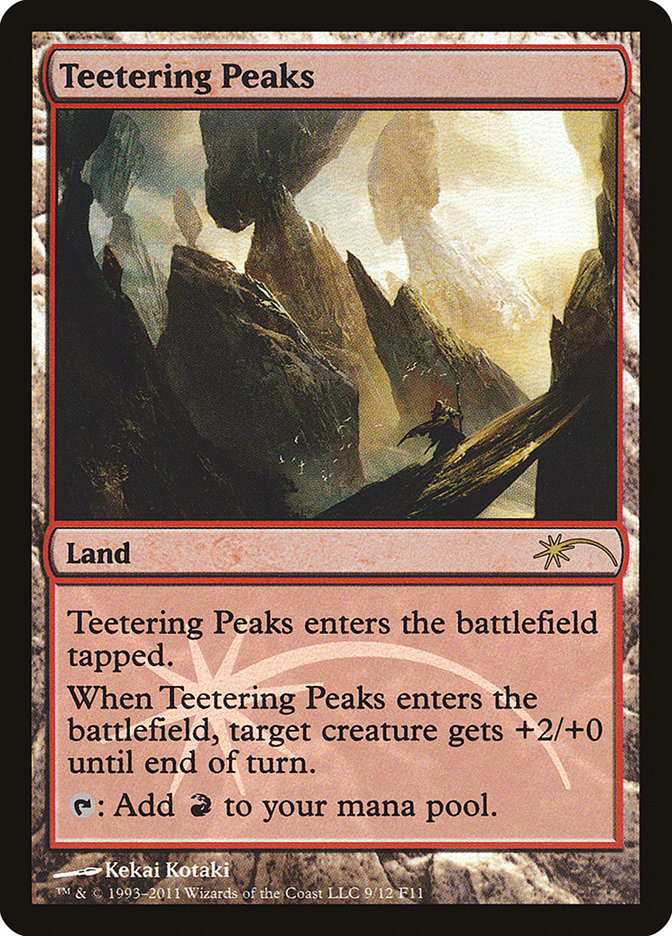 Teetering Peaks [Friday Night Magic 2011] Magic: The Gathering