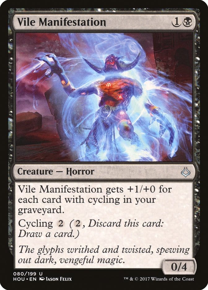 Vile Manifestation [Hour of Devastation] Magic: The Gathering