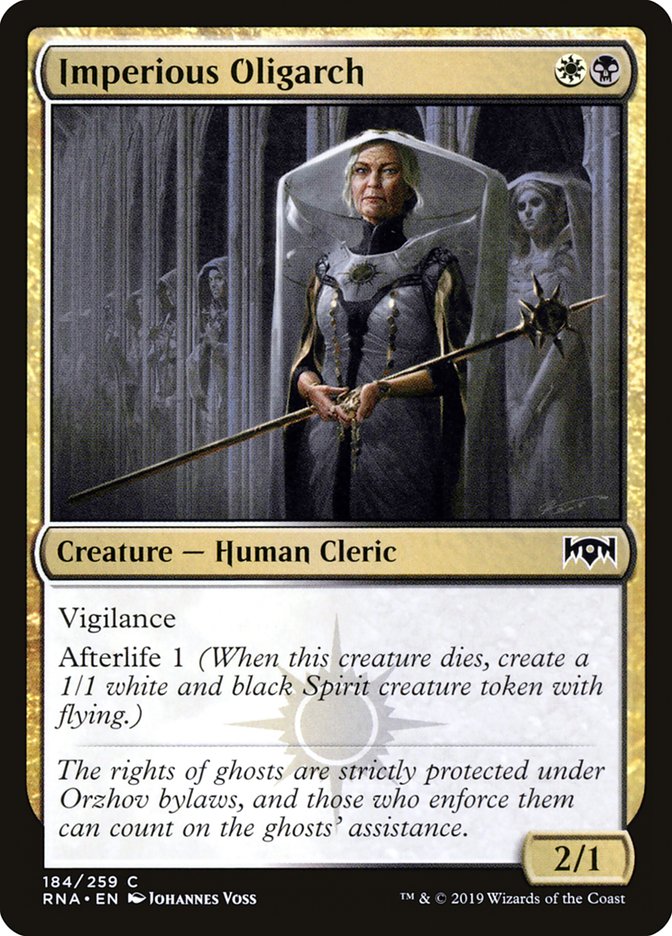 Imperious Oligarch [Ravnica Allegiance] Magic: The Gathering