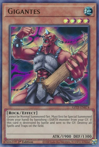 Gigantes [GFTP-EN074] Ultra Rare - Yugioh Cards For Your TCG Needs!