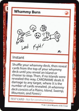 Whammy Burn (2021 Edition) [Mystery Booster Playtest Cards] Magic: The Gathering