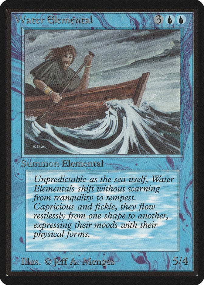Water Elemental [Beta Edition] Magic: The Gathering