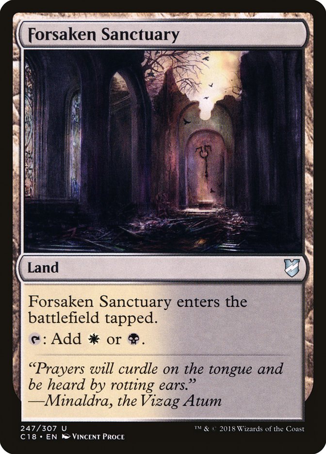 Forsaken Sanctuary [Commander 2018] Magic: The Gathering