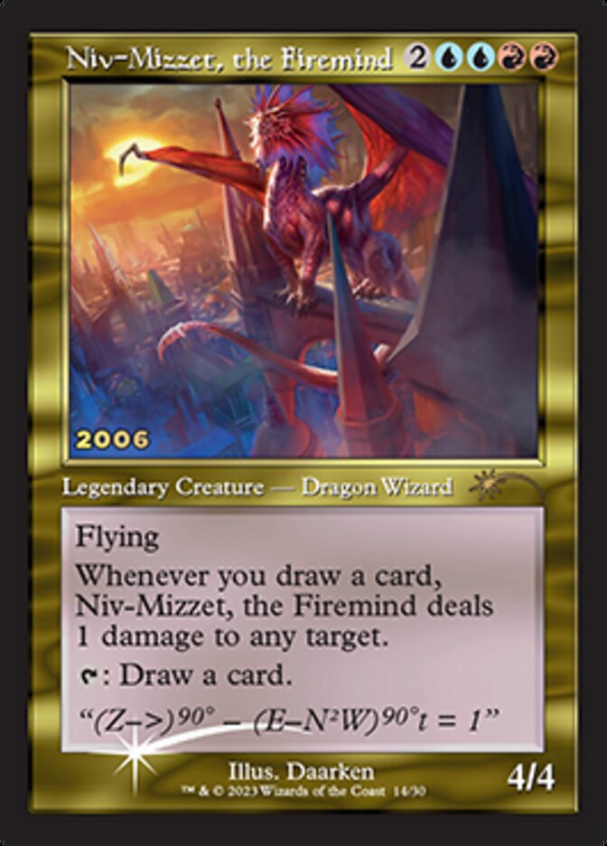 Niv-Mizzet, the Firemind [30th Anniversary Promos] Magic: The Gathering
