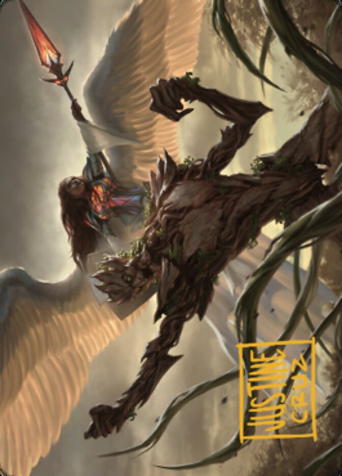 Strength of the Coalition Art Card (Gold-Stamped Signature) [Dominaria United Art Series] Magic: The Gathering