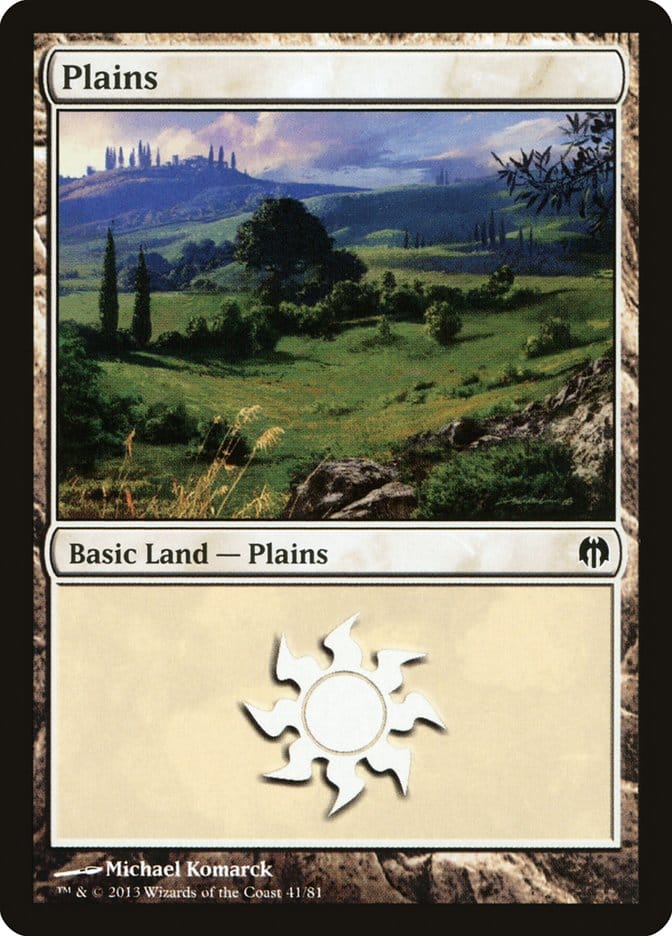 Plains (41) [Duel Decks: Heroes vs. Monsters] Magic: The Gathering