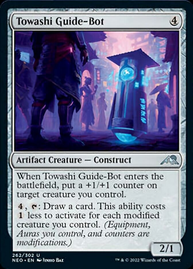 Towashi Guide-Bot [Kamigawa: Neon Dynasty] Magic: The Gathering