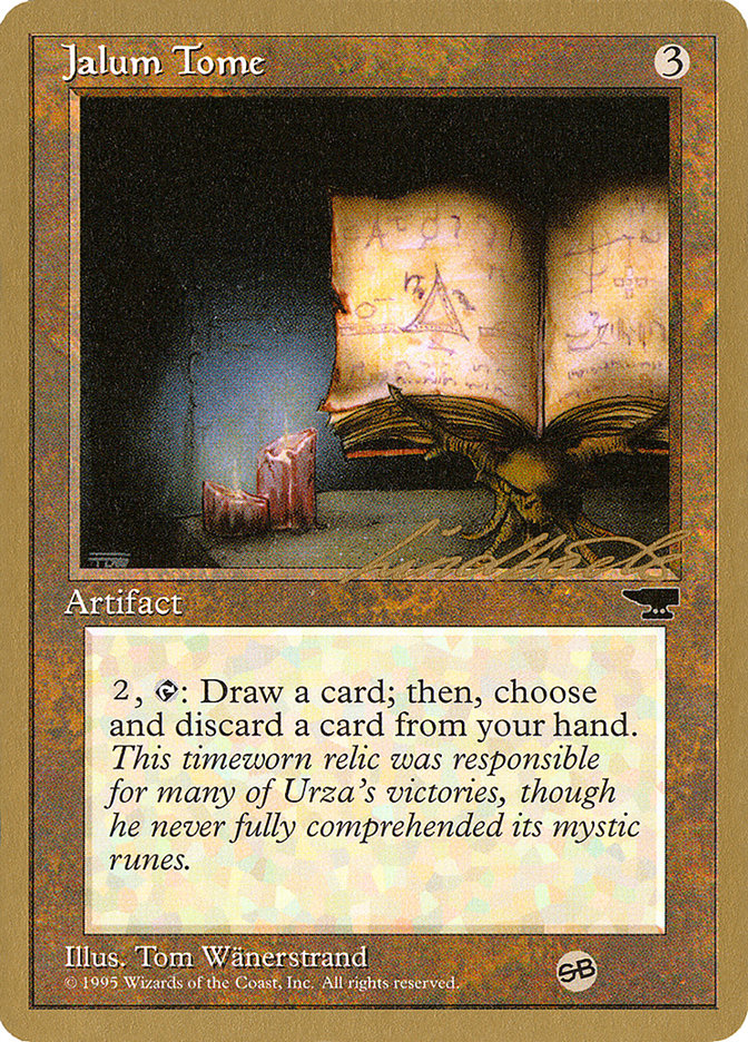 Jalum Tome (Leon Lindback) (SB) [Pro Tour Collector Set] Magic: The Gathering