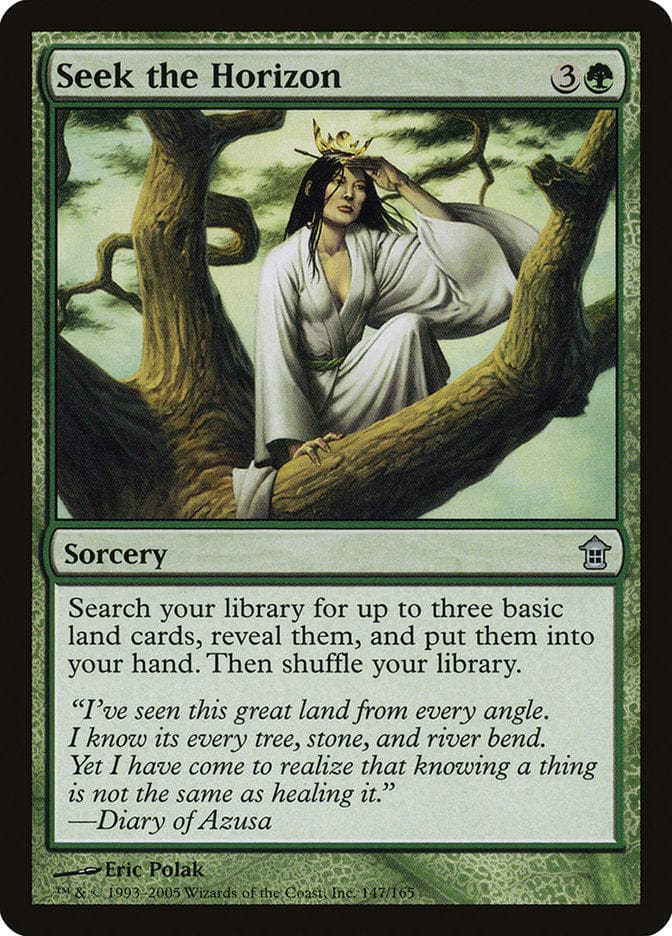 Seek the Horizon [Saviors of Kamigawa] Magic: The Gathering