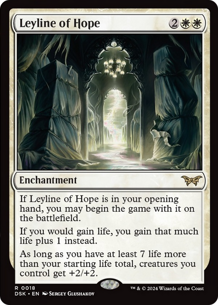 Leyline of Hope [Duskmourn: House of Horror] Magic: The Gathering