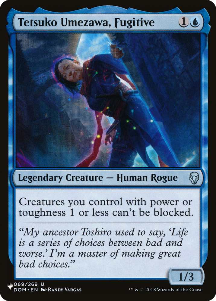 Tetsuko Umezawa, Fugitive [The List] Magic: The Gathering