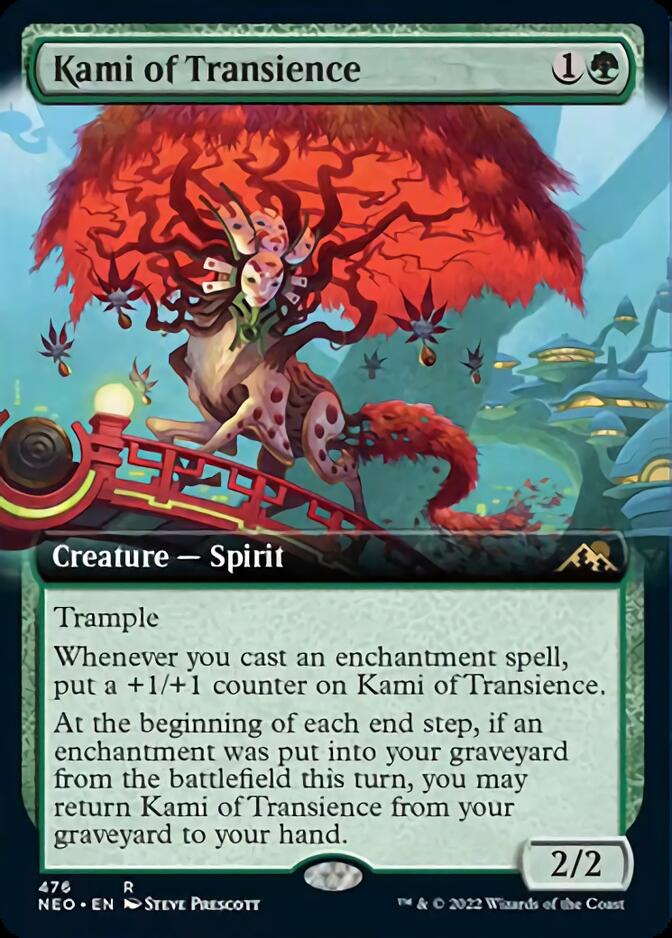 Kami of Transience (Extended Art) [Kamigawa: Neon Dynasty] Magic: The Gathering