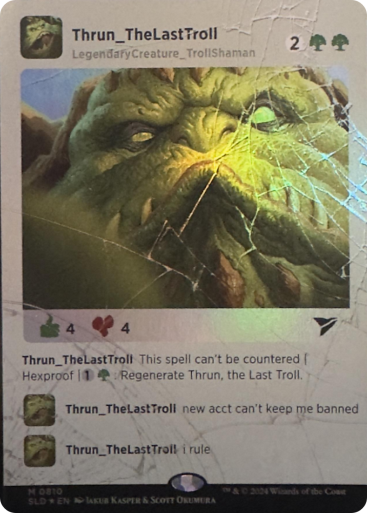 Thrun, the Last Troll [Secret Lair Drop Series] Magic: The Gathering