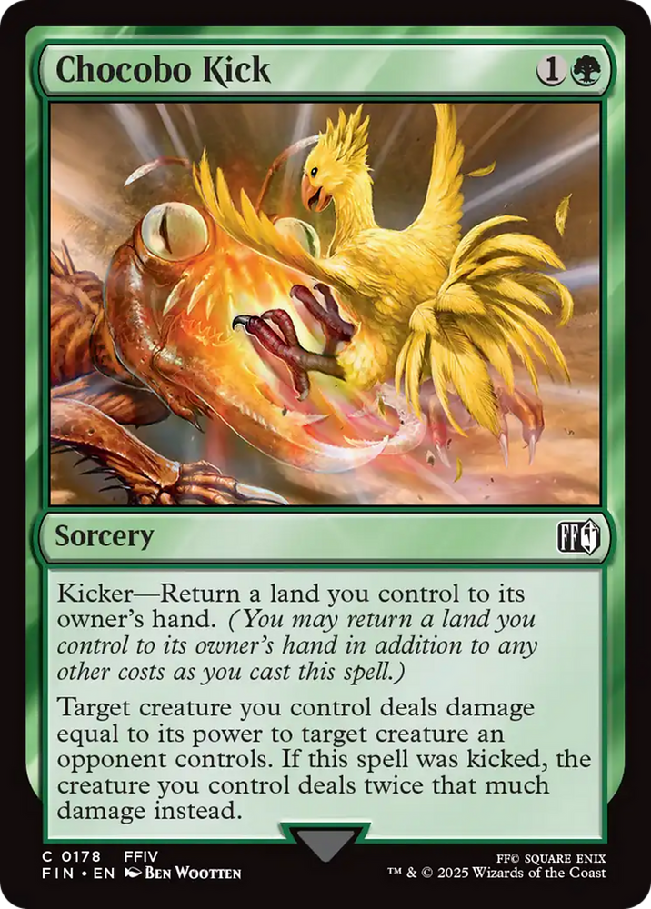Chocobo Kick [FINAL FANTASY] Magic: The Gathering