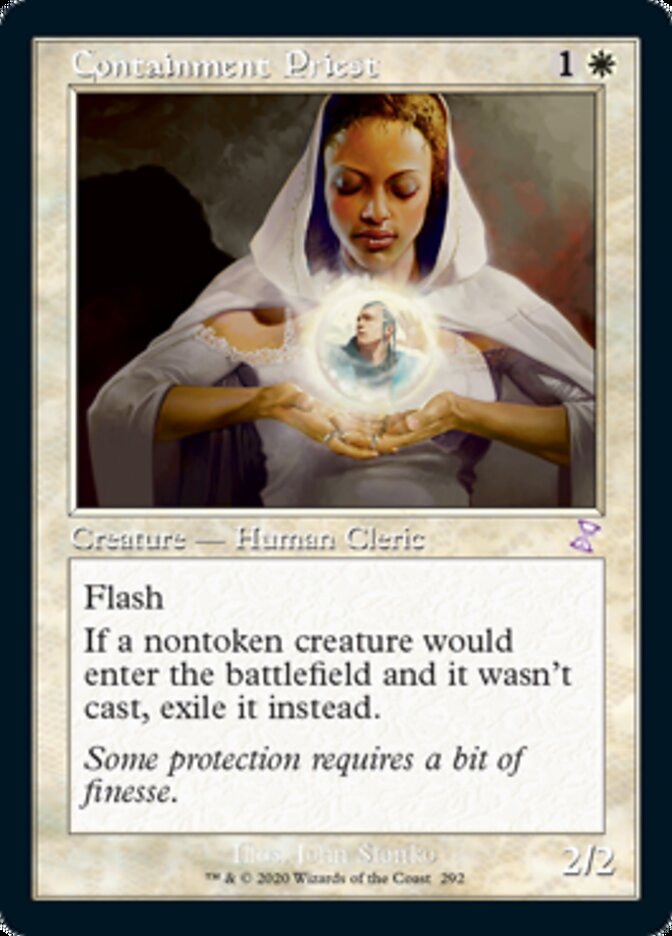 Containment Priest (Timeshifted) [Time Spiral Remastered] Magic: The Gathering