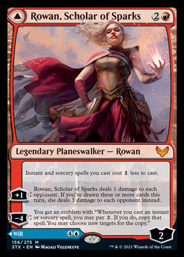 Rowan, Scholar of Sparks // Will, Scholar of Frost [Strixhaven: School of Mages] Magic: The Gathering