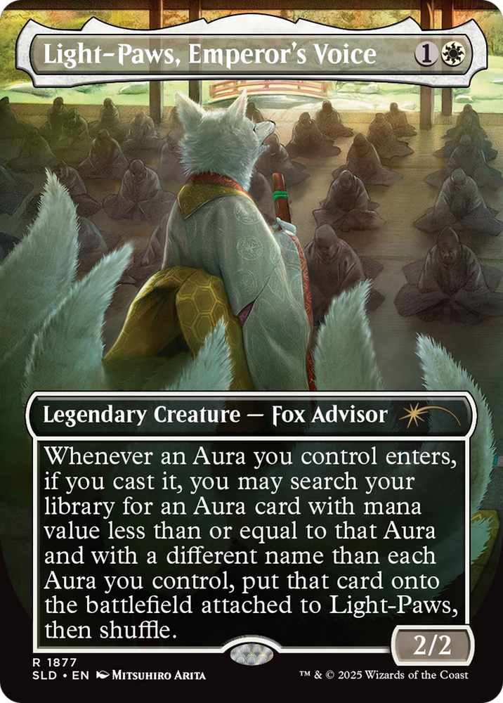 Light-Paws, Emperor's Voice (Rainbow Foil) [Secret Lair Drop Series] Magic: The Gathering