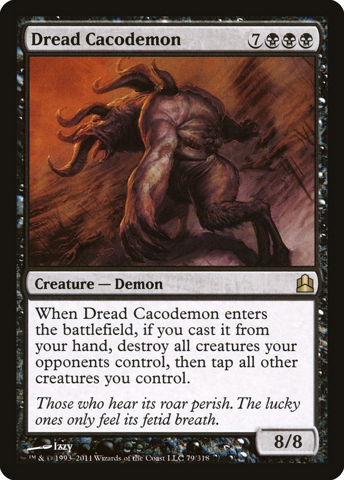 Dread Cacodemon [Commander 2011] Magic: The Gathering