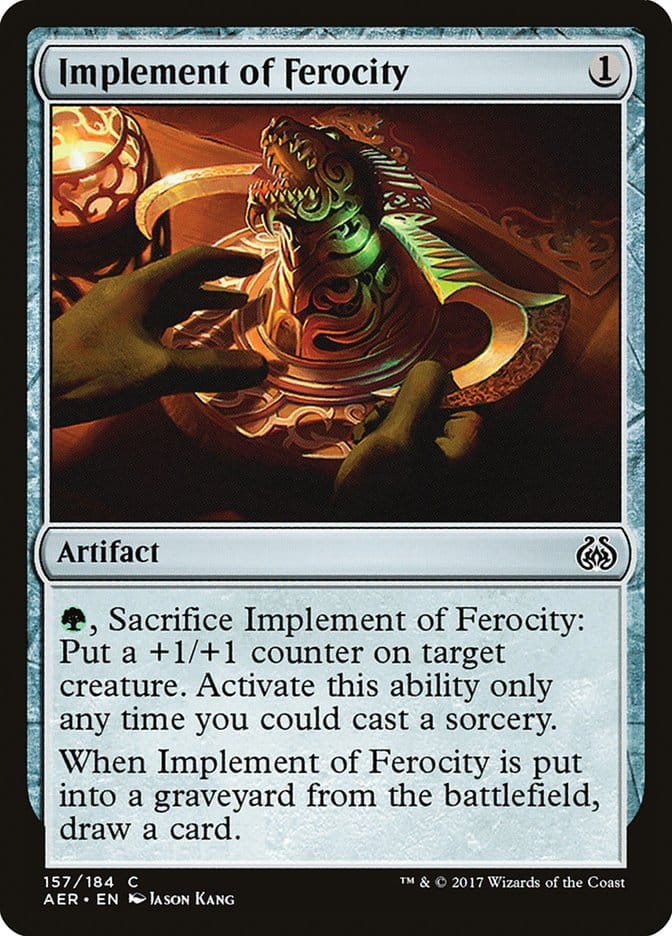 Implement of Ferocity [Aether Revolt] Magic: The Gathering