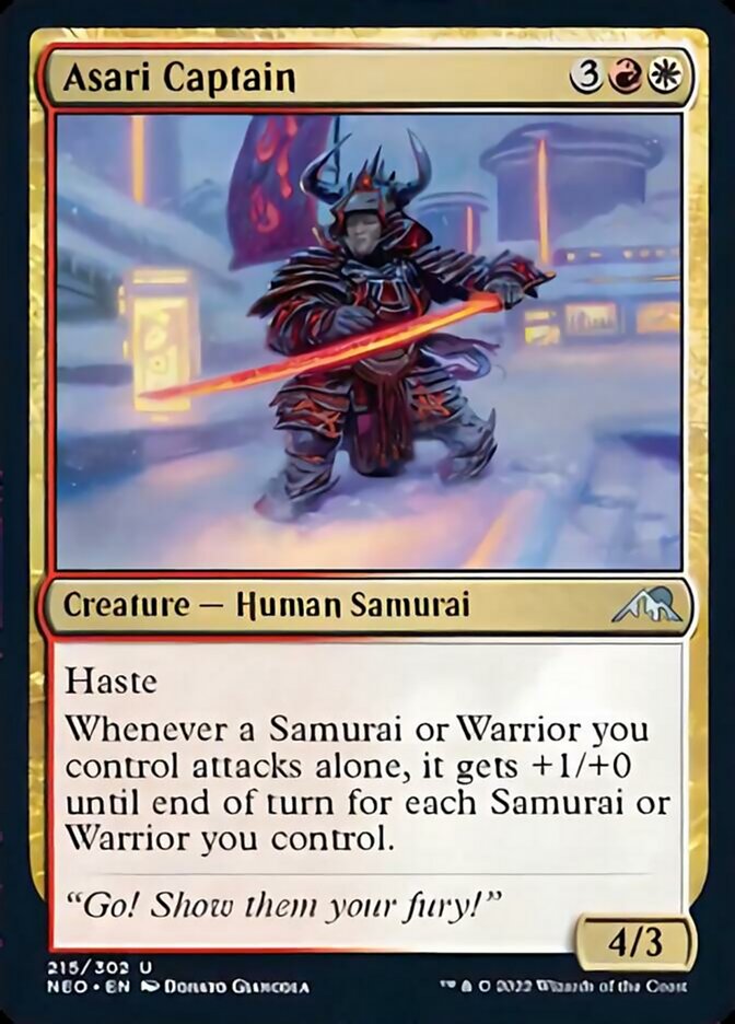 Asari Captain [Kamigawa: Neon Dynasty] Magic: The Gathering
