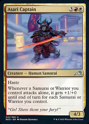 Asari Captain [Kamigawa: Neon Dynasty] Magic: The Gathering