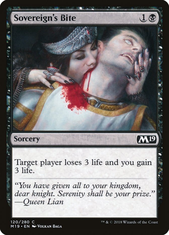 Sovereign's Bite [Core Set 2019] Magic: The Gathering
