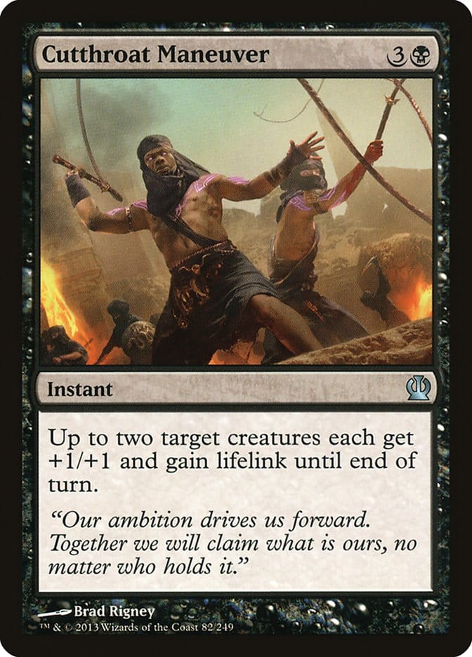 Cutthroat Maneuver [Theros] Magic: The Gathering