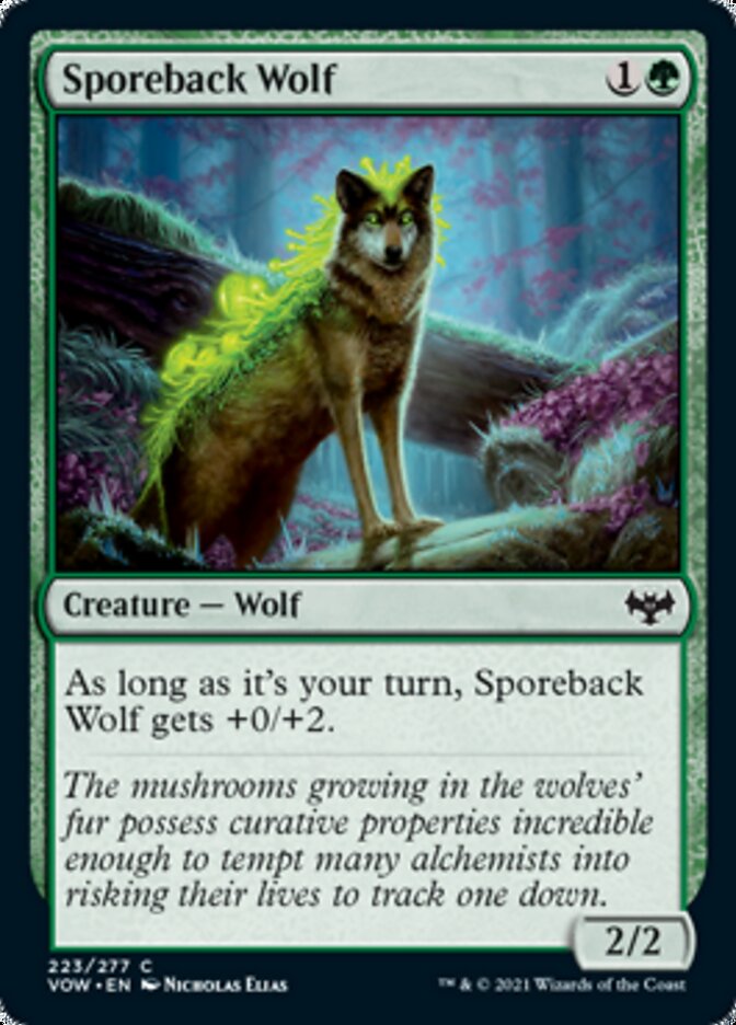 Sporeback Wolf [Innistrad: Crimson Vow] Magic: The Gathering