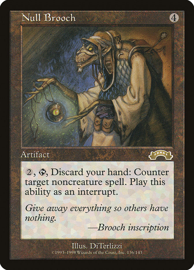 Null Brooch [Exodus] Magic: The Gathering