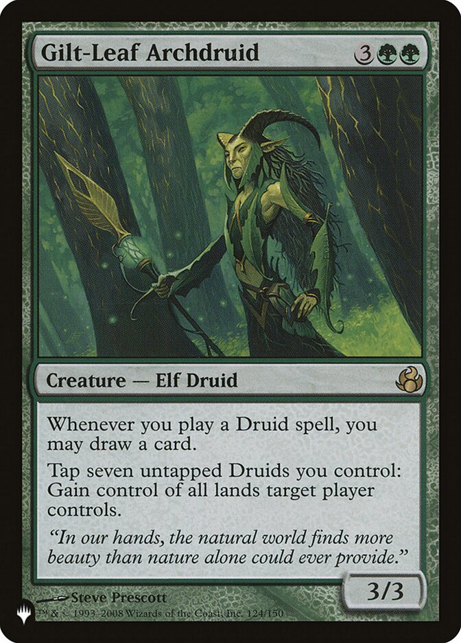 Gilt-Leaf Archdruid [The List] Magic: The Gathering