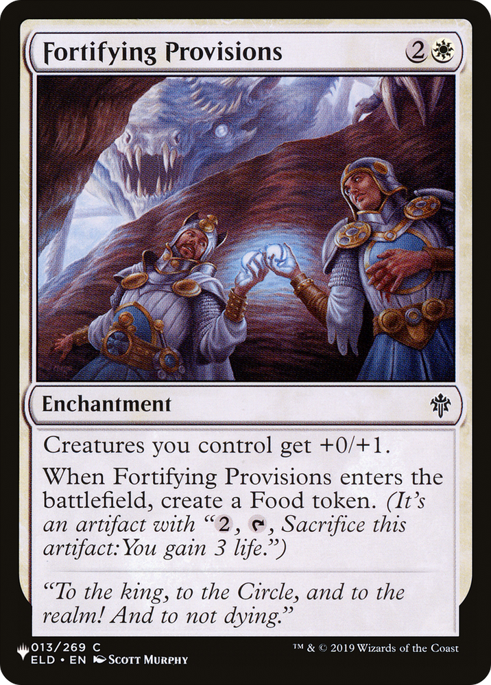 Fortifying Provisions [The List] Magic: The Gathering